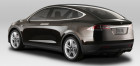 Elektroauto Tesla Model X in schwarz